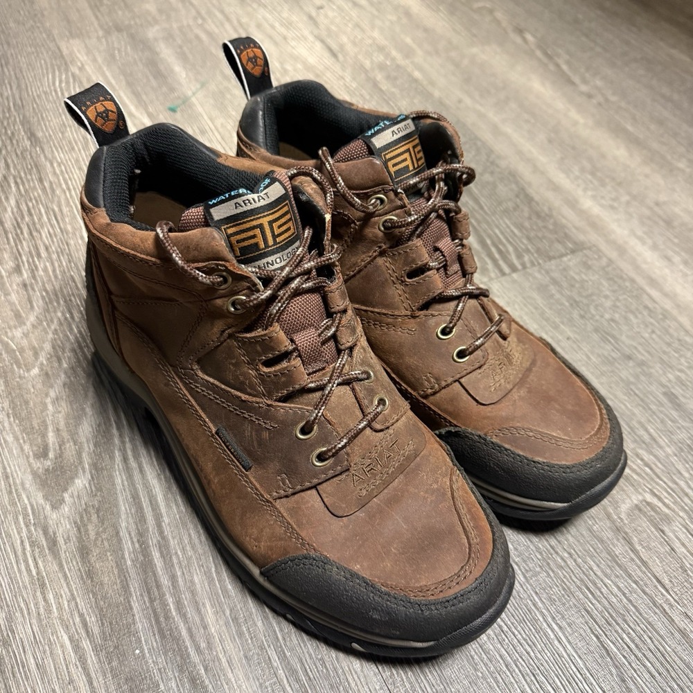 Ariat ATS H2O Waterproof Boots Mens Size 8M Hiking Gorpcore